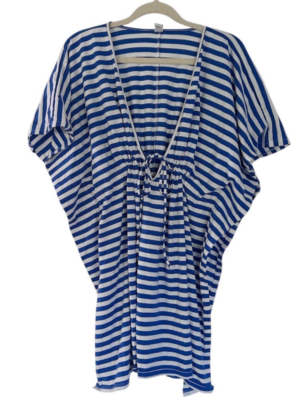 Old Navy Swim Coverup Size XL Blue White Stripe